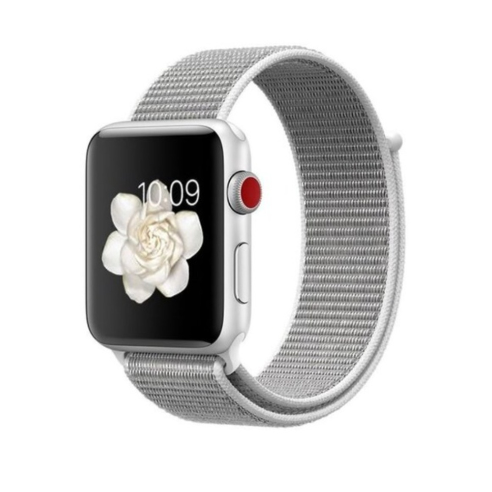 NEW WHITE Strap Loop Band FOR Apple Watch - Picture 2 of 6